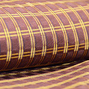 小格子柄本黄八丈　質感・風合