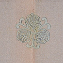 ピンク地葦辺に千鳥の付下 背紋