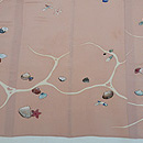 ピンク地貝尽くし単衣付下 質感・風合