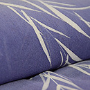 霞に柳の小紋単衣 質感・風合