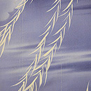 霞に柳の小紋単衣 質感・風合