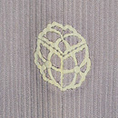 花籠の色留袖単衣　背紋