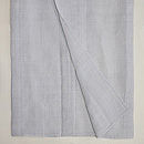 白地十字絣越後上布　上前