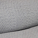 白地十字絣越後上布　質感・風合