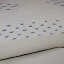 水たまり文様越後上布　質感・風合