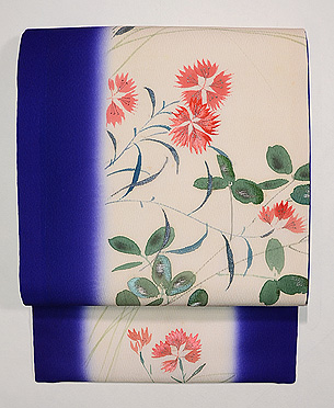 萩になでしこ、おみなえしの名古屋帯