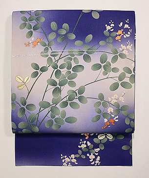 萩文様の名古屋帯