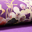 フルーツバスケットの創作名古屋帯　質感・風合