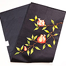 枝ざくろ刺繍名古屋帯　帯裏