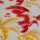 ザクロの織り半幅帯　質感・風合