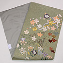 行儀小紋に四季の花文様名古屋帯 帯裏