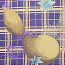 竜田川文様開き名古屋帯　質感・風合