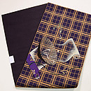 勧進帳文様開き名古屋帯　帯裏