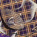 勧進帳文様開き名古屋帯　質感・風合