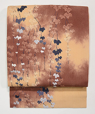 蔦文様刺繍名古屋帯