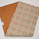 窓絵文様名古屋帯　帯裏