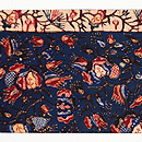 インドネシア ラスムの名古屋帯　前柄