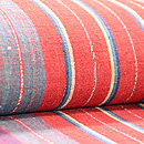 インドネシア バリ縞名古屋帯　質感・風合