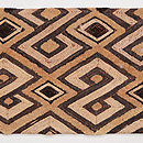 ラフィアベルベットの名古屋帯　前柄