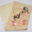 鼓胴の刺繍名古屋帯　帯裏