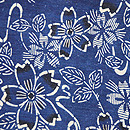 浦野理一作 流水に桜型染め名古屋帯 質感・風合