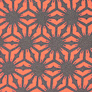 浦野理一作 麻の葉文様名古屋帯 質感・風合