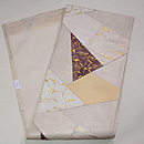 唐草切嵌文様綴袋帯 帯裏