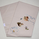 波と貝の刺繍名古屋帯 帯裏