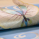 蝶の刺繍夏名古屋帯　質感・風合