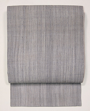 越後上布縞の名古屋帯