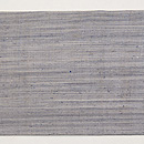 越後上布縞の名古屋帯 前柄