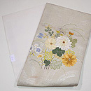 菊文様の袋帯　帯裏