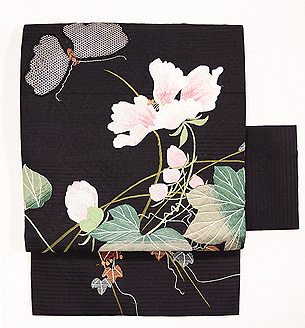 芙蓉にチョウの付帯