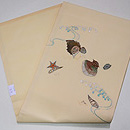 貝尽くしの刺繍名古屋帯　帯裏