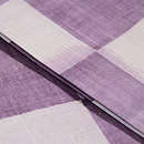 市松柄半幅帯　質感・風合