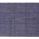 浦野理一作 藍地みじん格子縦節紬名古屋帯　前柄