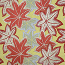 紅葉散らし丸帯 前柄