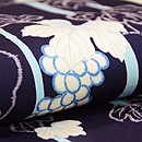 雅竹にぶどうの染め名古屋帯 質感・風合