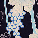 雅竹にぶどうの染め名古屋帯 質感・風合