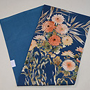 青地菊の名古屋帯 帯裏