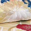 新春の刺繍名古屋帯 質感・風合