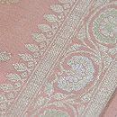 ベナレスシルク名古屋帯　織り出し