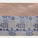 インド紋織り名古屋帯　前柄