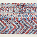 インド更紗名古屋帯　前柄