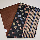 渦巻きのカンタワーク名古屋帯　帯裏