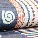 渦巻きのカンタワーク名古屋帯　質感・風合