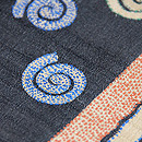 渦巻きのカンタワーク名古屋帯　質感・風合