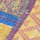 横縞のカンタワーク名古屋帯　質感・風合