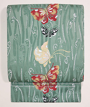 蝶々の織名古屋帯