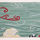 蝶々の織名古屋帯　前柄